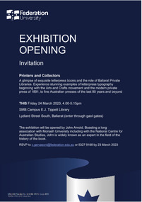 Work on paper - Invitation, Exhibition Opening Invitation