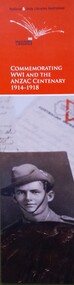 Work on paper - Bookmark, Commemorating WW1