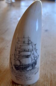 Decorative object - Scrimshaw, Charles. W. Morgan