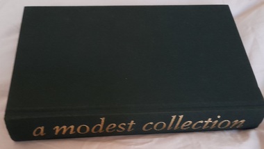 Work on paper - Book, A Modest Collection