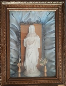 Domestic object - Box-framed Statue, Immaculate Heart of Mary
