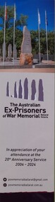 Functional object - Bookmark, The Australian Ex-Prisoners of War