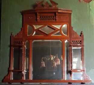 Furniture - Overmantel, Edwardian Overmantle