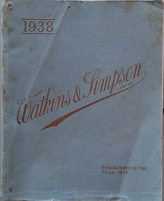 Work on paper - Catalogue, Watkins & Simpson Ltd Foreign and Colonial Wholesale Catalogue