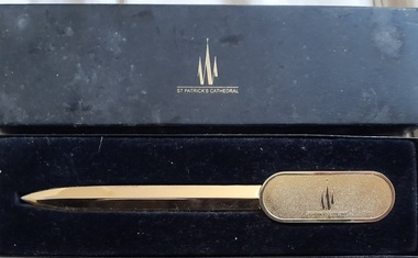 Functional object - Souvenir Paper Knife, St Patrick's Cathedral letter opener, c. 2015