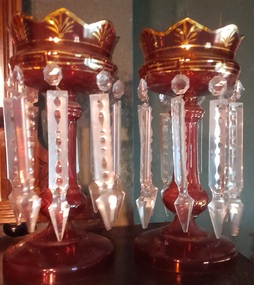 Decorative object - Lustre Vases, Pair of Lustre Vases