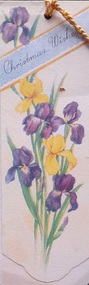Work on paper - Bookmark, Christmas Wishes