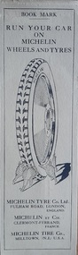 Work on paper - Bookmark, Michelin