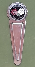 Souvenir - Bookmark, Begonias Ballarat