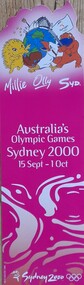 Work on paper - Bookmark, Australia's Olympic Games Sydney 2000