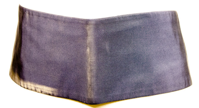 Navy blue fabric Cummerbund