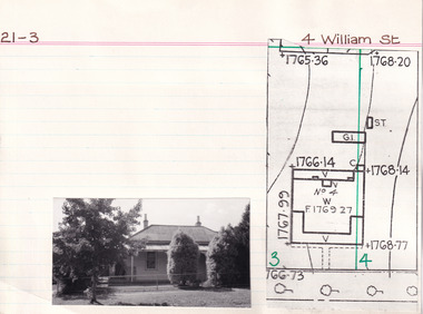 Card (Series) - Index Card, George Tibbits, 4 William Street, Beechworth, 1976