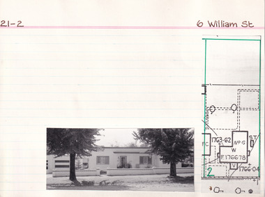 Card (Series) - Index Card, George Tibbits, 6 William Street, Beechworth, 1976