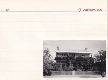 Card (Series) - Index Card, George Tibbits, 9 William Street, Beechworth, 1976