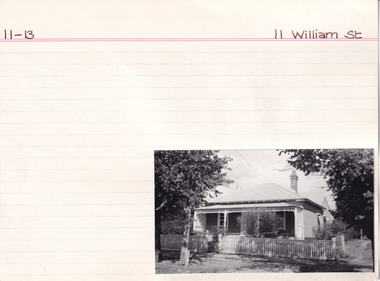 Card (Series) - Index Card, George Tibbits, 11 William Street, Beechworth, 1976