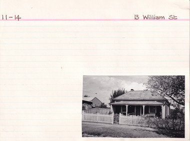 Card (Series) - Index Card, George Tibbits, 13 William Street Beechworth, 1976