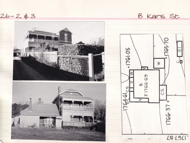 Card (Series) - Index Card, George Tibbits, 8 Kars Street, Beechworth, 1976