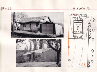 Card (Series) - Index Card, George Tibbits, 9 Kars Street, Beechworth, 1976
