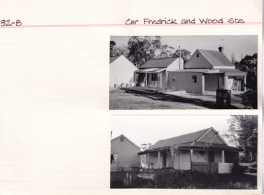 Card (Series) - Index Card, George Tibbits, Cnr Frederick and Wood Streets, Beechworth, 1976