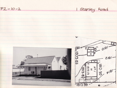 Card (Series) - Index Card, George Tibbits, 1 Stanley Road Beechworth, 1976