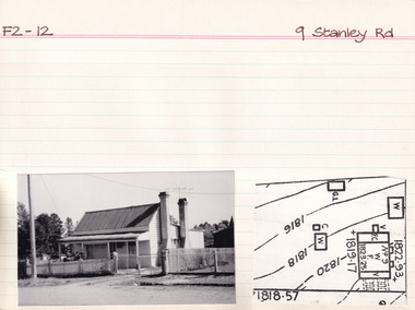 Card (Series) - Index Card, George Tibbits, 9 Stanley Road, Beechworth, 1976