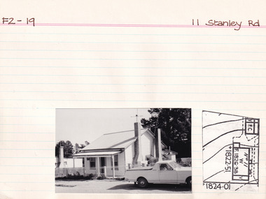 Card (Series) - Index Card, George Tibbits, 11 Stanley Road, Beechworth, 1976