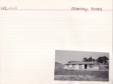 Card (Series) - Index Card, George Tibbits, Stanley Road, Beechworth, 1976
