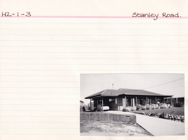 Card (Series) - Index Card, George Tibbits, Stanley Road, Beechworth, 1976