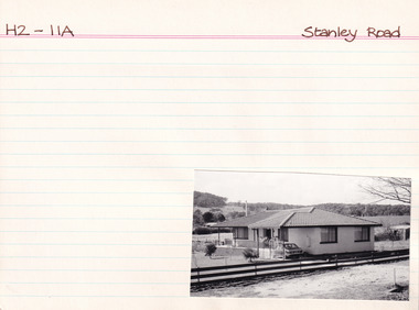 Card (Series) - Index Card, George Tibbits, Stanley Road, Beechworth, 1976