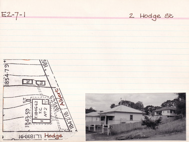 Card (Series) - Index Card, George Tibbits, 2 Hodge Street (Cnr Albert Rd & Upper Stanley Rd), Beechworth, 1976