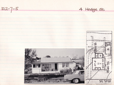 Card (Series) - Index Card, George Tibbits, 4 Hodge St, Beechworth, 1976