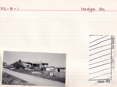 Card (Series) - Index Card, George Tibbits, Hodge Street (Upper Stanley Road), Beechworth, 1976