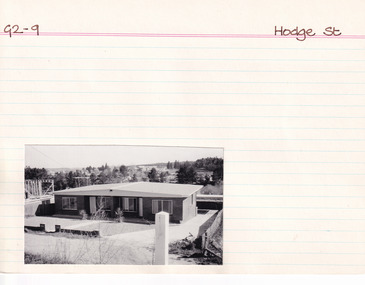 Card (Series) - Index Card, George Tibbits, Hodge Street, Beechworth, 1976