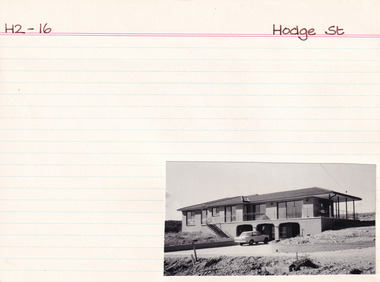 Card (Series) - Index Card, George Tibbits, Hodge Street, Beechworth, 1976