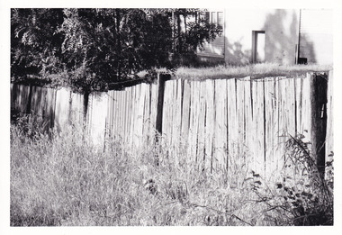 Photograph (Series), George Tibbits, Fences in various streets in Beechworth, 1976