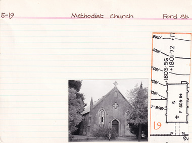 Card (Series) - Index Card, George Tibbits, Ford Street, Beechworth, 1976