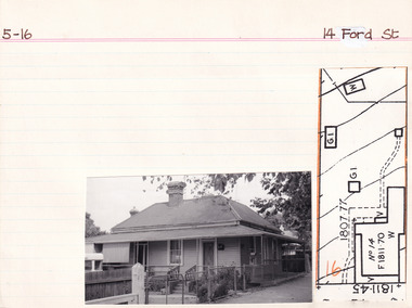 Card (Series) - Index Card, George Tibbits, 14 Ford Street, Beechworth, 1976