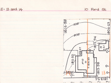 Card (Series) - Index Card, George Tibbits, 10 Ford Street, Beechworth, 1976
