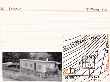 Card (Series) - Index Card, George Tibbits, 7 Ford Street, Beechworth, 1976