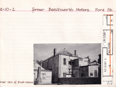 Card (Series) - Index Card, George Tibbits, Ford Street, Beechworth, 1976