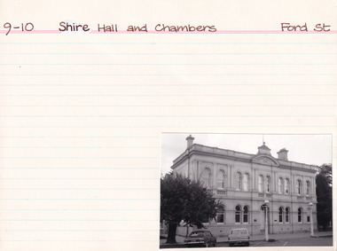 Card (Series) - Index Card, George Tibbits, Ford Street, Beechworth, 1976