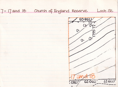 Card (Series) - Index Card, George Tibbits, Loch Street, Beechworth, 1976