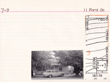 Card (Series) - Index Card, George Tibbits, 11 Ford Street, Beechworth, 1976