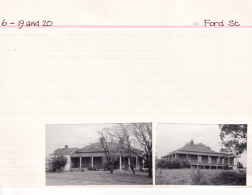 Card (Series) - Index Card, George Tibbits, 10 Ford Street, Beechworth, 1976