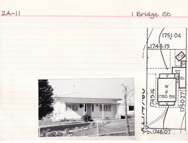 Card (Series) - Index Card, George Tibbits, 1 Bridge Street, Beechworth, 1976