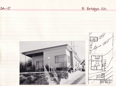 Card (Series) - Index Card, George Tibbits, 8 Bridge Road, Beechworth, 1976