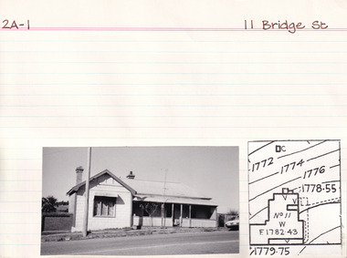 Card (Series) - Index Card, George Tibbits, 11 Bridge Street, Beechworth, 1976