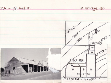 Card (Series) - Index Card, George Tibbits, 9 Bridge Street, Beechworth, 1976