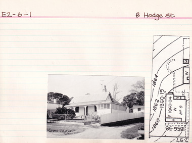 Card (Series) - Index Card, George Tibbits, 8 Hodge Street (Upper Stanley Road), Beechworth, 1976