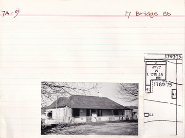 Card (Series) - Index Card, George Tibbits, 17 Bridge Street, Beechworth, 1976